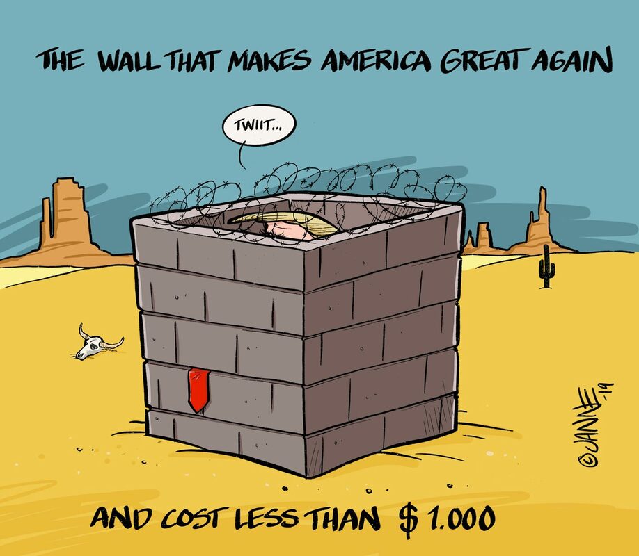 the wall that makes America great again