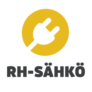 RH-Sähkö logon suunnittelu